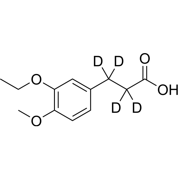 3-(3-Ethoxy-4-methoxyphenyl)propionic-2,2,3,3-d4 1398065-51-4